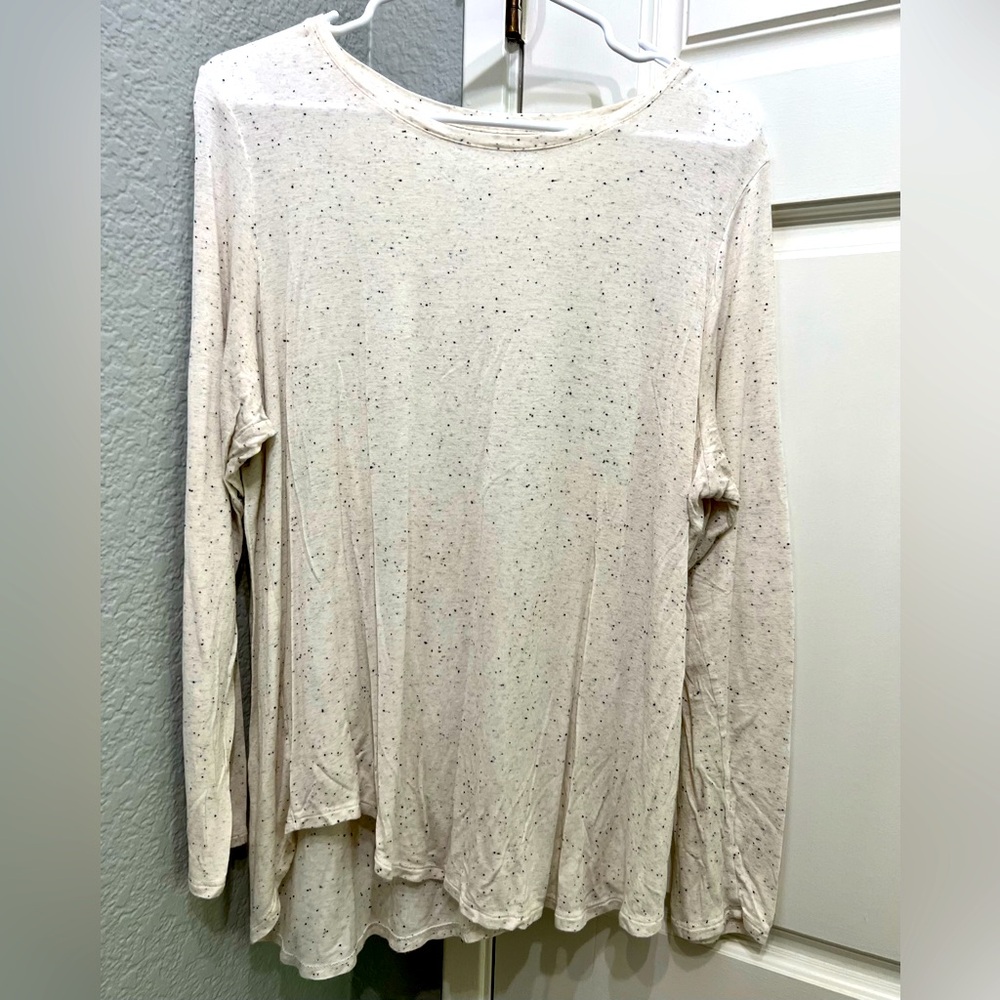 Apt 9 speckled long-sleeve tee